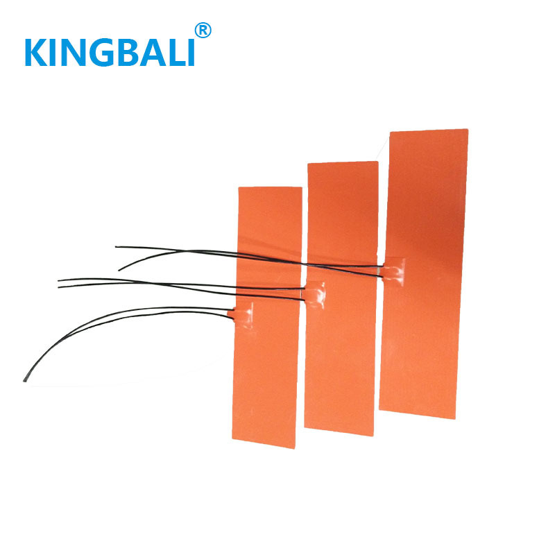 Kingbali  flexible silicone rubber heating pad  battery heater