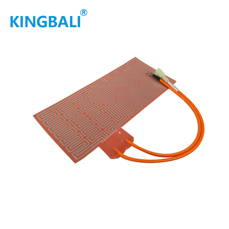 Kingbali  flexible silicone rubber heating pad  battery bottom heater