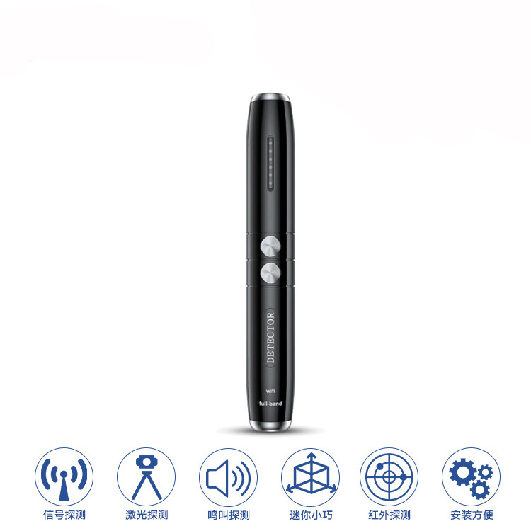 Anti-spy Portable Pen Gadgets Wireless RF Radio GPS GSM Signal Scanner Hidden Camera T8 Detector Finder