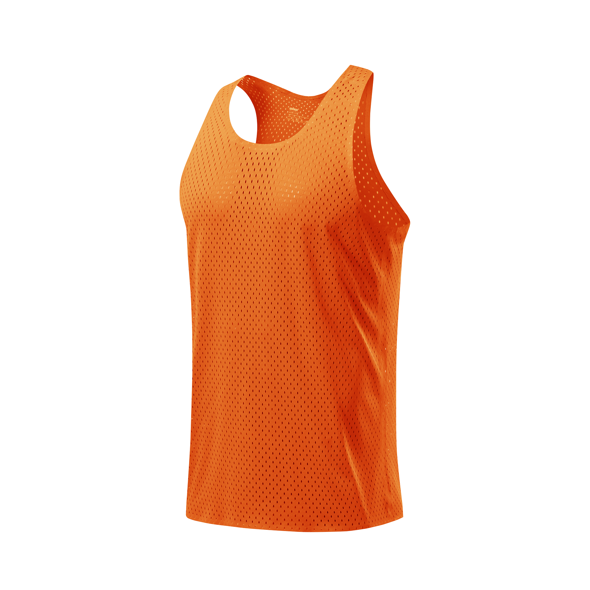 OEM/ODM 100% Polyester Plus Size Men's Vest 100g Lightweight Casual Sleeveless Mesh Round Neck Training Sports Men's Tank Tops