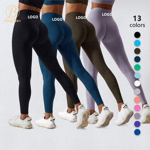 Fitness Yoga Leggings Skin-friendly Workout Pants Plus Sizes High Waist Leggings Tights Leggings For Women