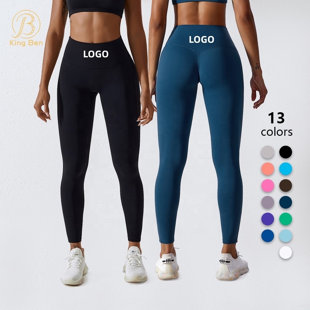 Fitness Yoga Leggings Skin-friendly Workout Pants Plus Sizes High Waist Leggings Tights Leggings For Women