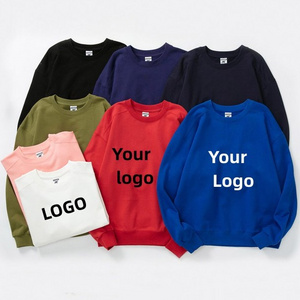 488gsm Men's Clothing Crewneck Sweatshirt 100 Cotton Sweatshirts Wholesale Custom Logo Oversized Sweatshirt Men