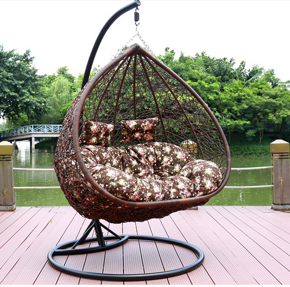 Outdoor Furniture Patio Swing Chairs Indoor Rattan Hammock Chair Garden Double Swing Chair