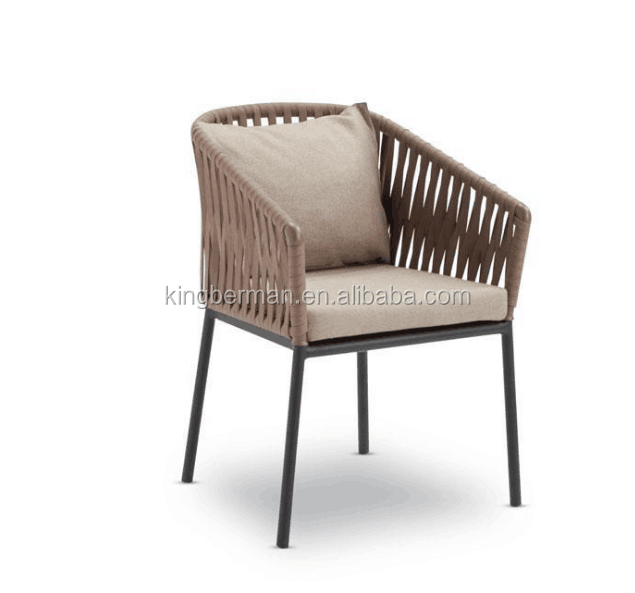 Modern Leisure Rope Garden Chair Cafe Chair Used Outdoor Garden Furniture