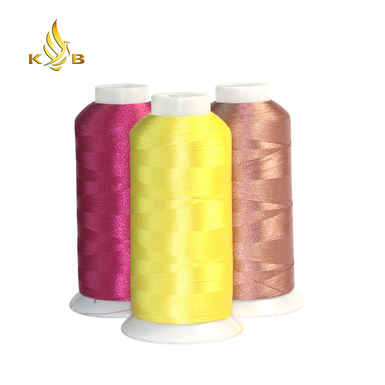 Kingeagle 105g cone 100% viscose rayon embroidery thread 120D/2 for clothes