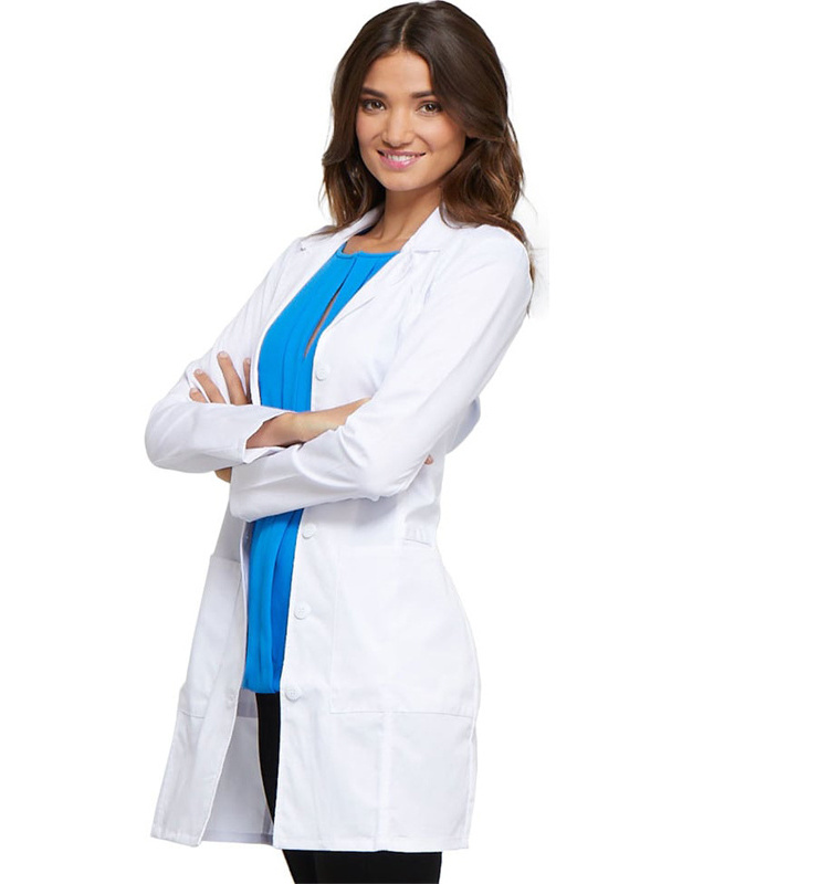 White Lab Coat Laboratory Gowns For Doctors And Nurses Working Wear White Coat Jacket