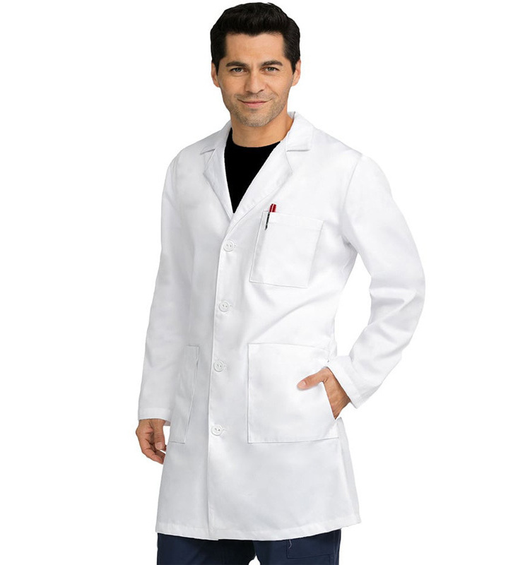 Hospital Uniform Factory Wholesale For Doctors Medical White Jacket White Lab Coat Smock