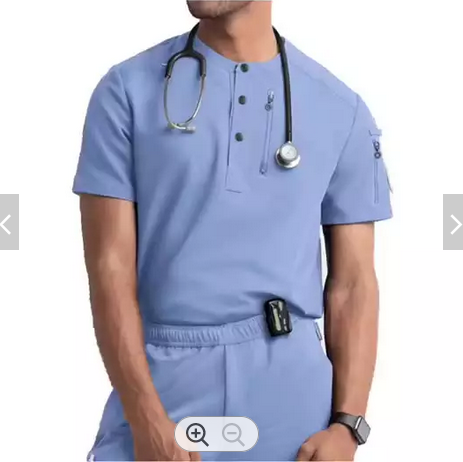 Uniform Medical Scrubs Fashion Custom Hospital Medical Work Scrubs Mens Decent Handsome