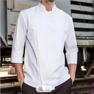 Professional Restaurant Workwear Kitchen Work Uniform Coat Chef Cooking Wear Jacket Uniforms