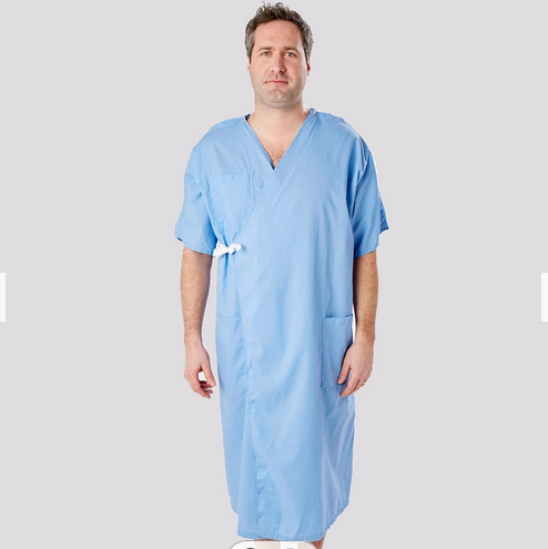 Cotton Hospital Clothing Patient Gown Women Nursing Medical Uniform Scrub Suit Patient Gown