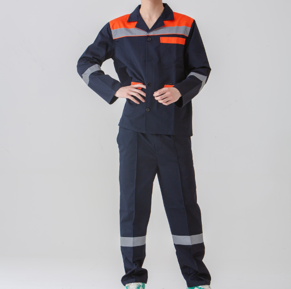 Mens Work Coverall with Multi Pockets Relaxed Fit Twill Coverall Oversized