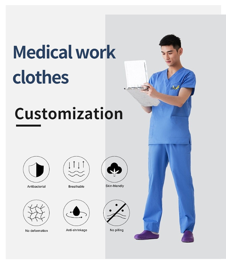 custom designed hospital uniforms men sexy uniformes medicos jogger pants medical scrubs