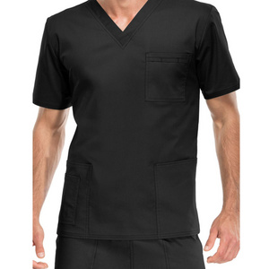 Luxury Bleach Resistant Men's Nurse Scrubs Uniforms Male Medical Hospital Scrubs For Health Worker