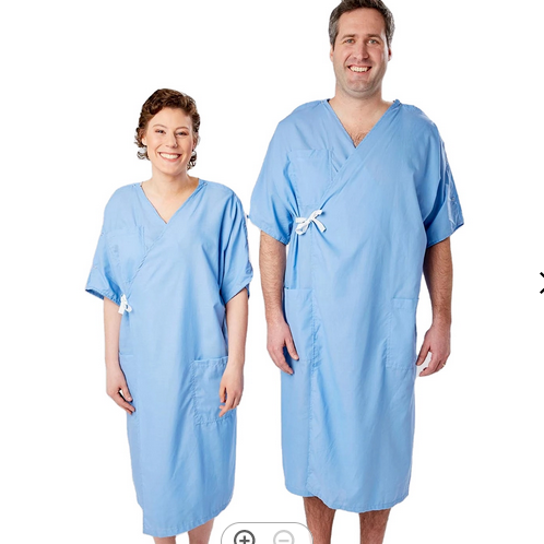 Cotton Hospital Clothing Patient Gown Women Nursing Medical Uniform Scrub Suit Patient Gown