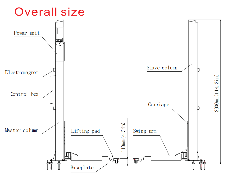 CE certificated Original Launch TLT235SBA(E) 3.5t auto lift 3000 hydraulic car lift