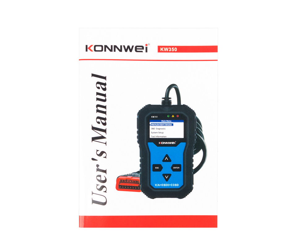 KONNWEI KW350 OBD2 Diagnostic Scanner for VAG VW ABS Airbag Reset Oil Service Light EPB Diagnostic Tool