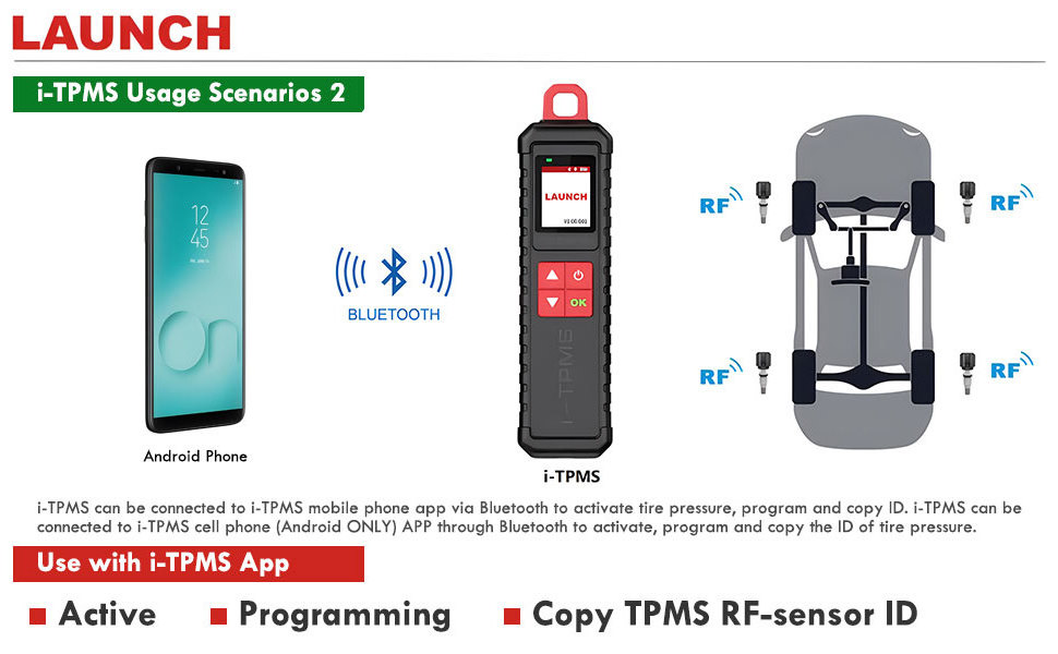 2024 best selling Launch X-431 I-TPMS TPMS scanner Automobile obd2 programming tool car obd2 auto diagnostic tool