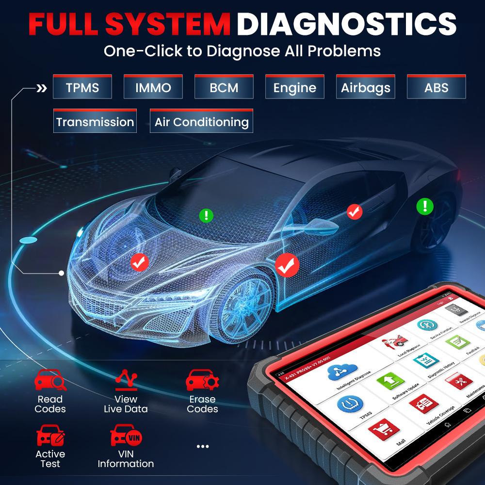 Launch X431 PRO3S+ V5.0 Bi-directional All System Scan Tool OEM Topology Map CAN FD Connector OBD2 Diagnostic Tool Machine