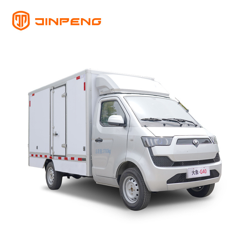 2022 Electric Pick Up Truck for Cargo High Speed Lithium Battery Green Power G32 JINPENG 1280KG Load  Hot Sale Closed Truck Box