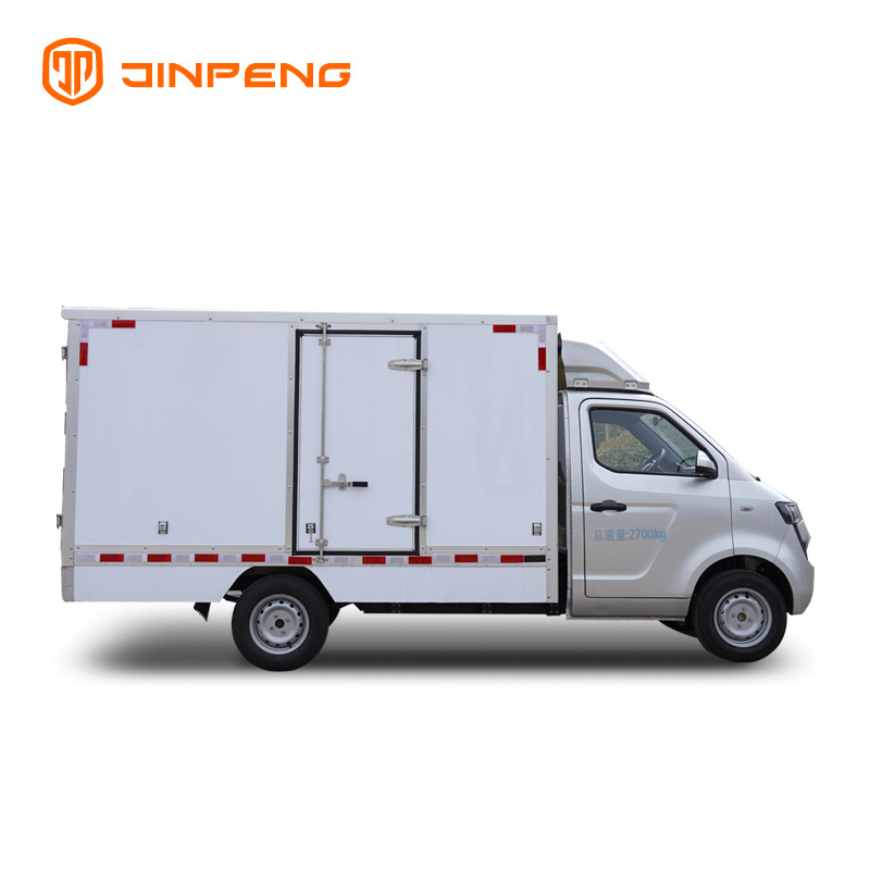 2022 Electric Pick Up Truck for Cargo High Speed Lithium Battery Green Power G32 JINPENG 1280KG Load  Hot Sale Closed Truck Box