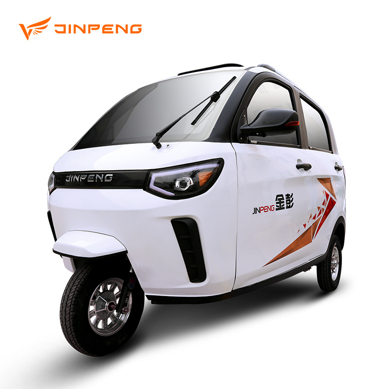 JINPENG 2023  Hot Sale Model ZM  Adult Fully Enclosed 3 Wheel Electric Tricycle Scooter for Passenger