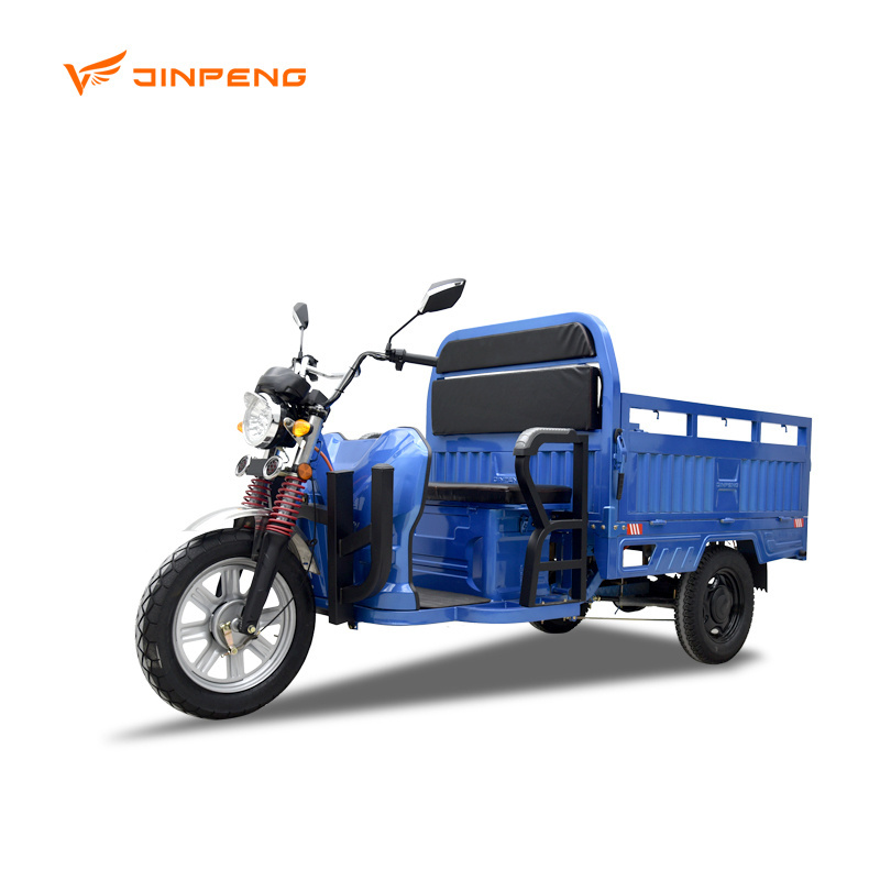 Electric cargo tricycle high-power 3 wheel trike small truck for farming and transport cheap customization OEM Jinpeng Brand