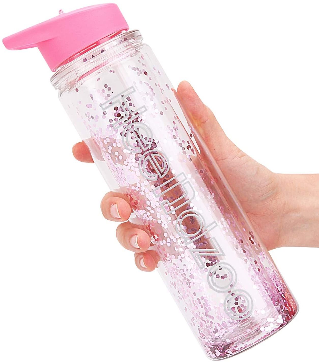 18oz glass bottle w/rhinestone water bottles sport gym water bottle