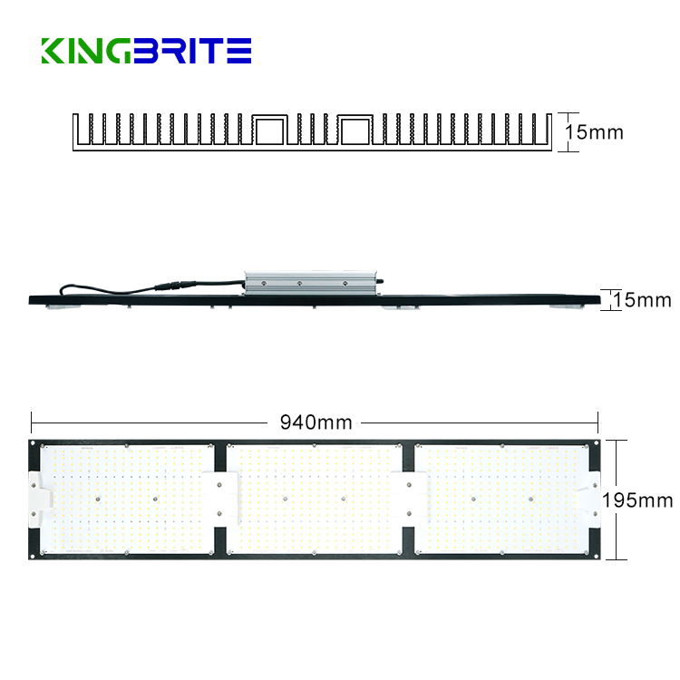 2023 Original Samsung LM301H UV IR 660NM Red LED Grow Light KingBrite 320W Lamp with Original Dimmable Meanwell Diver