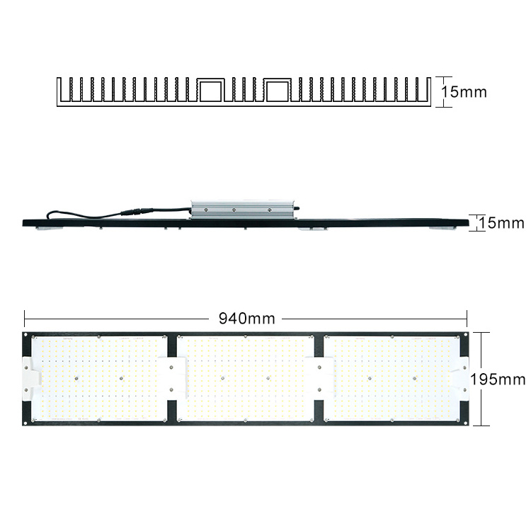 320W Samsung lm301h top bin mix epistar 660nm 288 board V4 kingbrite led grow light