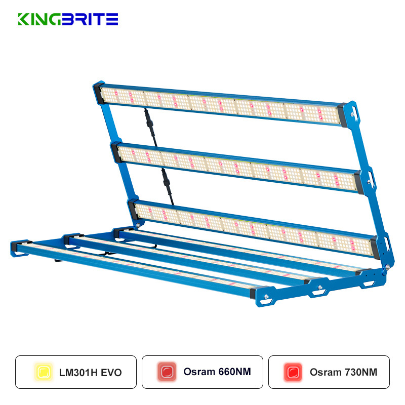 EU Stock! LM301H EVO 480W! Rotatable KingBrite 480W Led Samsung LM301H EVO Osr 660nm 730nm Full Spectrum Led Grow Bar Light