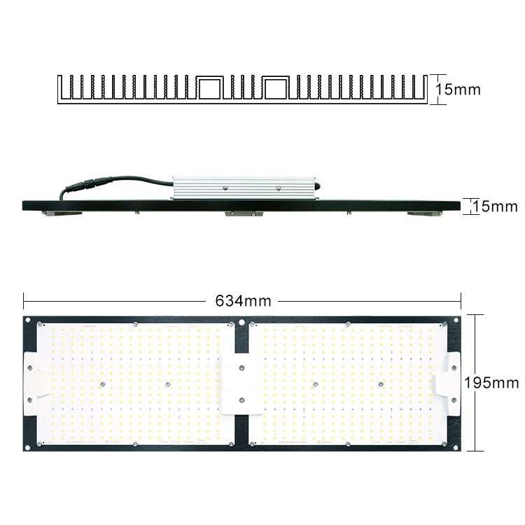 KingBrite IP65 Waterproof 240W Samsung LM301H Board+Epistar 660nm UV IR Led Grow Light