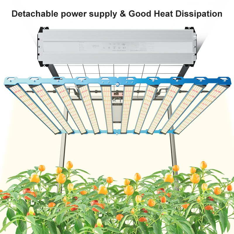 1000W LM301H EVO! KingBrite Samsung LM301H EVO mix Osr 660nm 730nm Rotate Inward/Outward Led Grow Light