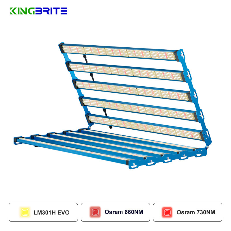 1000W LM301H EVO! KingBrite Samsung LM301H EVO mix Osr 660nm 730nm Rotate Inward/Outward Led Grow Light