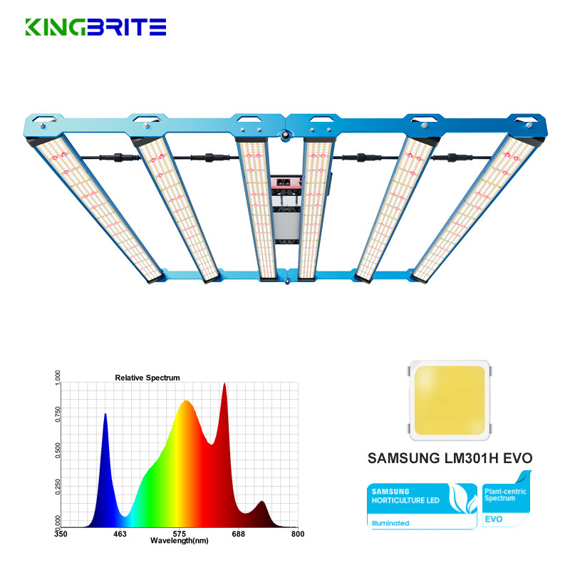 EU Stock! KingBrite P55 480W Samsung LM301H EVO+Osr (660nm+730nm) Full Spectrum LED Grow Light Bar Replace LM301B QB288