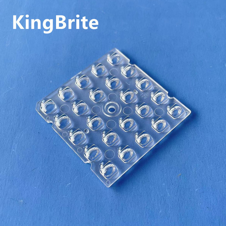 KingBrite street light led lens 50*50 24 leds led module lens for street lamp pc material