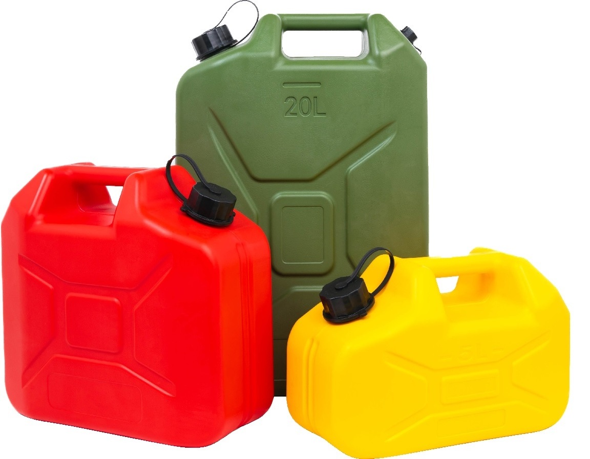 20 Liters Plastic Jerry Can Gasoline HDPE Fuel Jerry Gas Cans Water Tank 5 Gallon Jerry Can With UN Approval