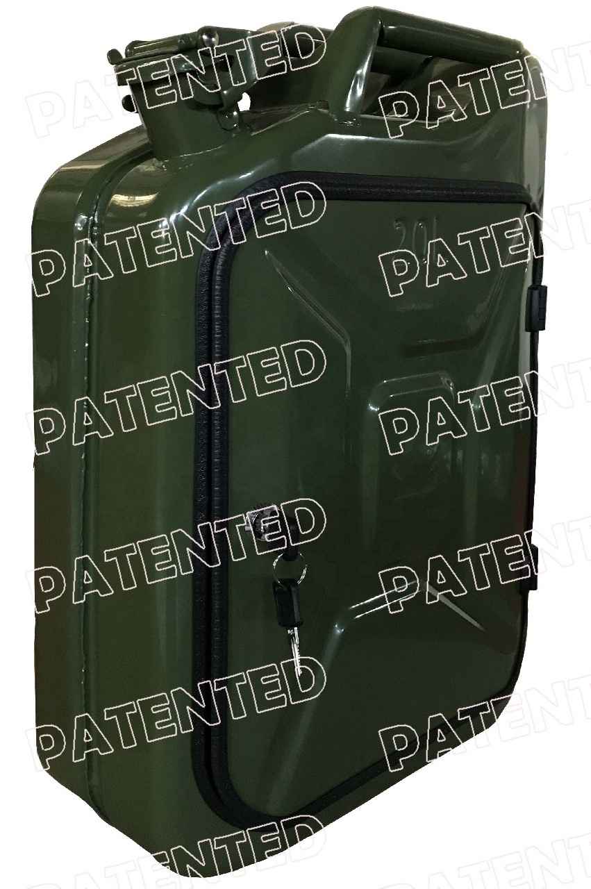 20L Nato Jerry Can Cabinet Minibar Set Cocktail  Whisky Bar Metal Fuel Drinks Cabinet Industrial Jerry Can Mini Bar