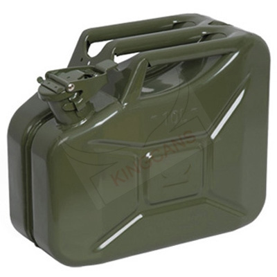 10 Liter Standard  NATO Jerrycan Customized Fuel Stainless Portable Metal Fuel Can Offroad Drive Desert Jerry Can For Gasoline