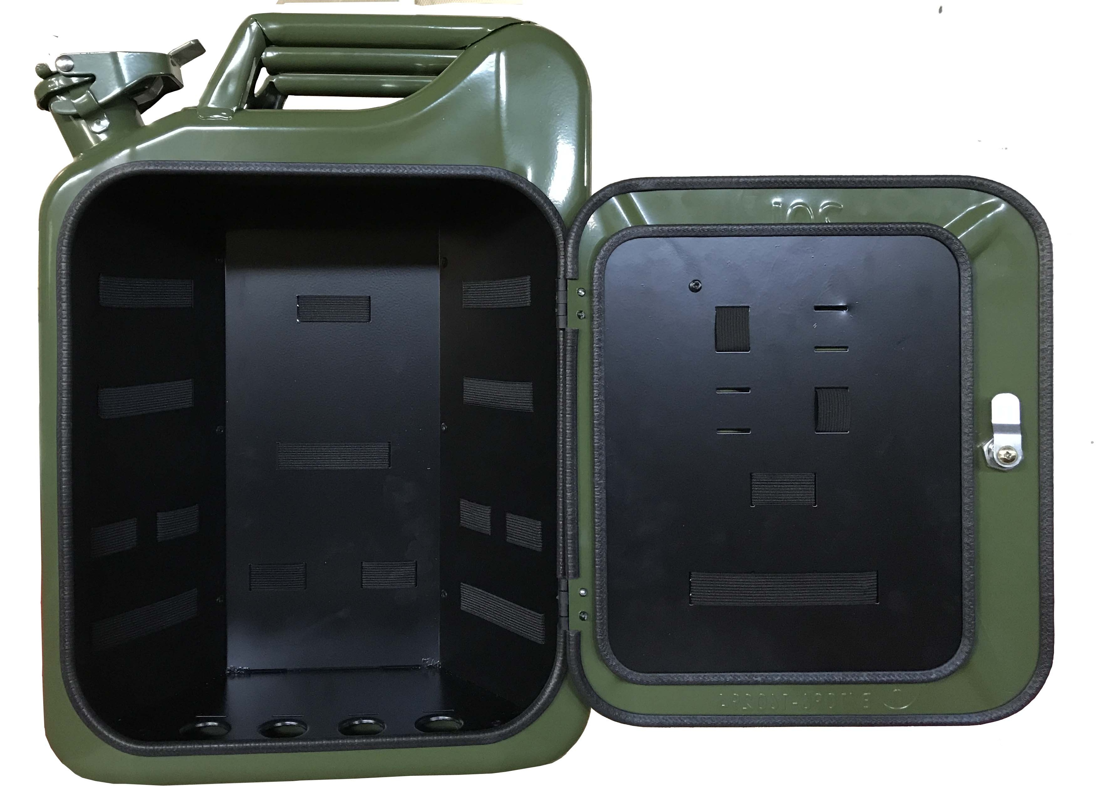 20L Nato Jerry Can Cabinet Minibar Set Cocktail  Whisky Bar Metal Fuel Drinks Cabinet Industrial Jerry Can Mini Bar