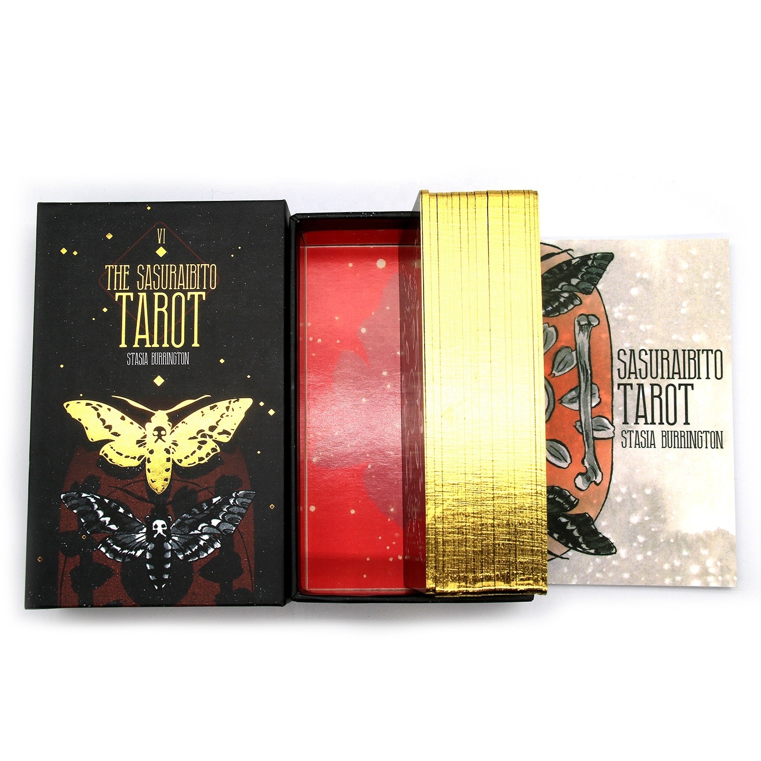 Latest Arrival black Foil Tarot Decks Your Own Tarot Cards With Guidebook