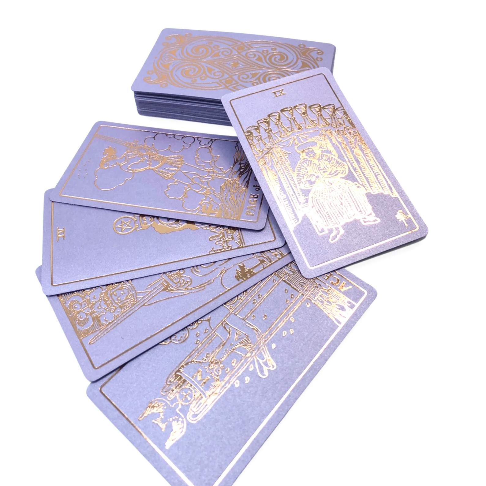 KING CARDS-Custom Gold And Silver Playing Cards Poker Size Plastic Magic Card Deck