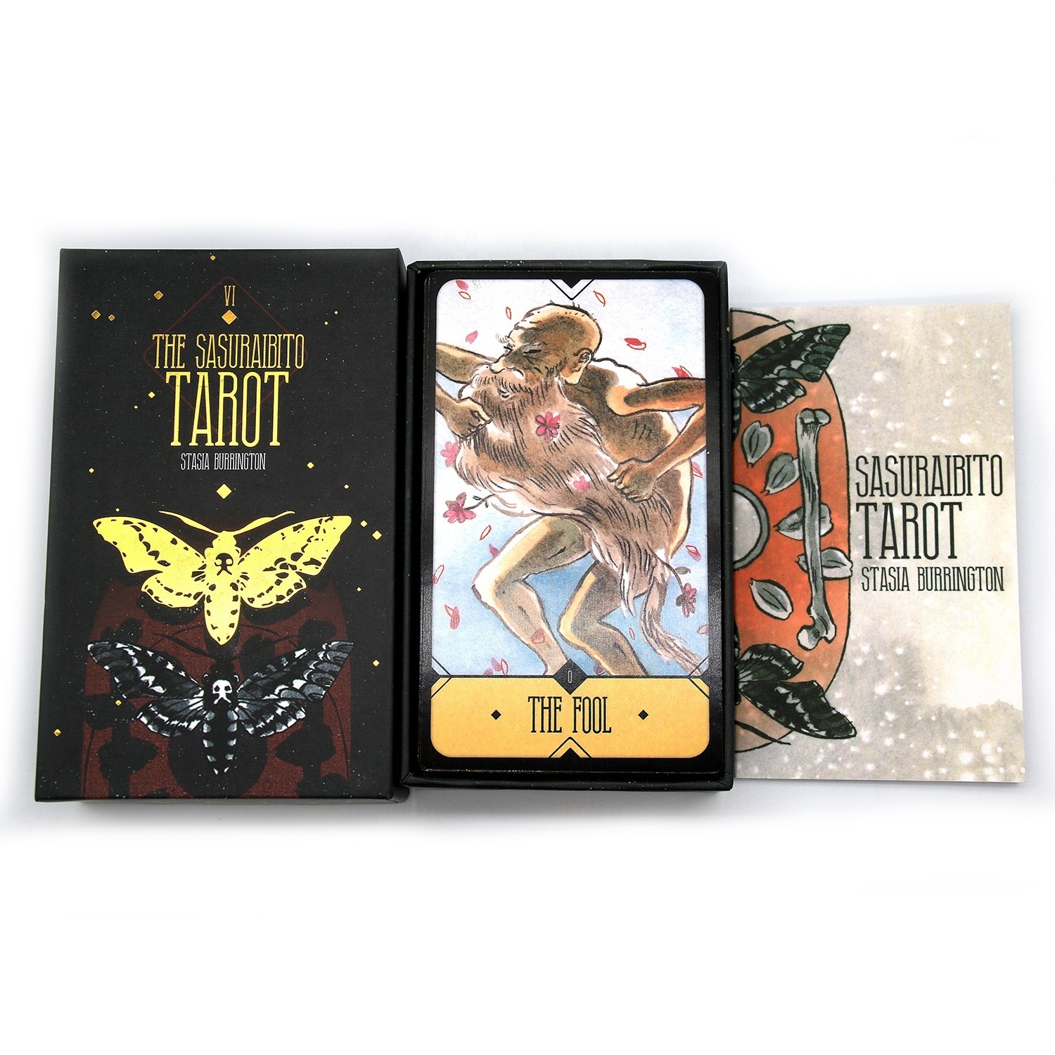 Latest Arrival black Foil Tarot Decks Your Own Tarot Cards With Guidebook