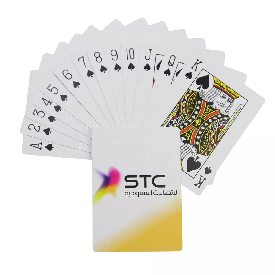 Factory wholesale waterproof playing cards poker cards