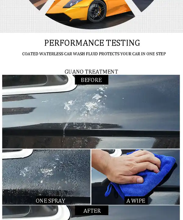 Waterless Wash & Wax - Scratch-Free Waterless Car Wash That Makes Car Detailing Quick and Easy