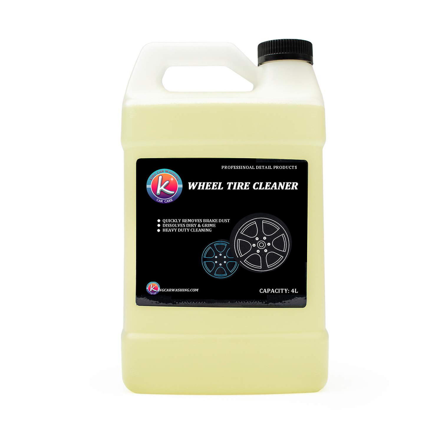 Wheel & Tire Cleaner - Removes Built-Up Brake Dust, Dirt & Grime - Improves Dressing Performance