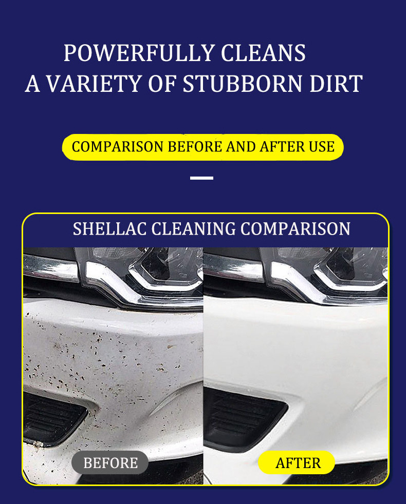 All Purpose Exterior Cleaner & Degreaser to Wipe Away Bugs on Plastic, Rubber, Metal, Chrome, Aluminum, Windows & Mirrors