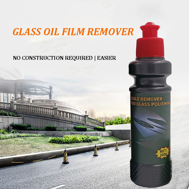 Car200ml Glass Oil Film Remover Car Window Glass Stain Remover Car Glass Cleaner Auto Detailing Water Spot Remover KS07