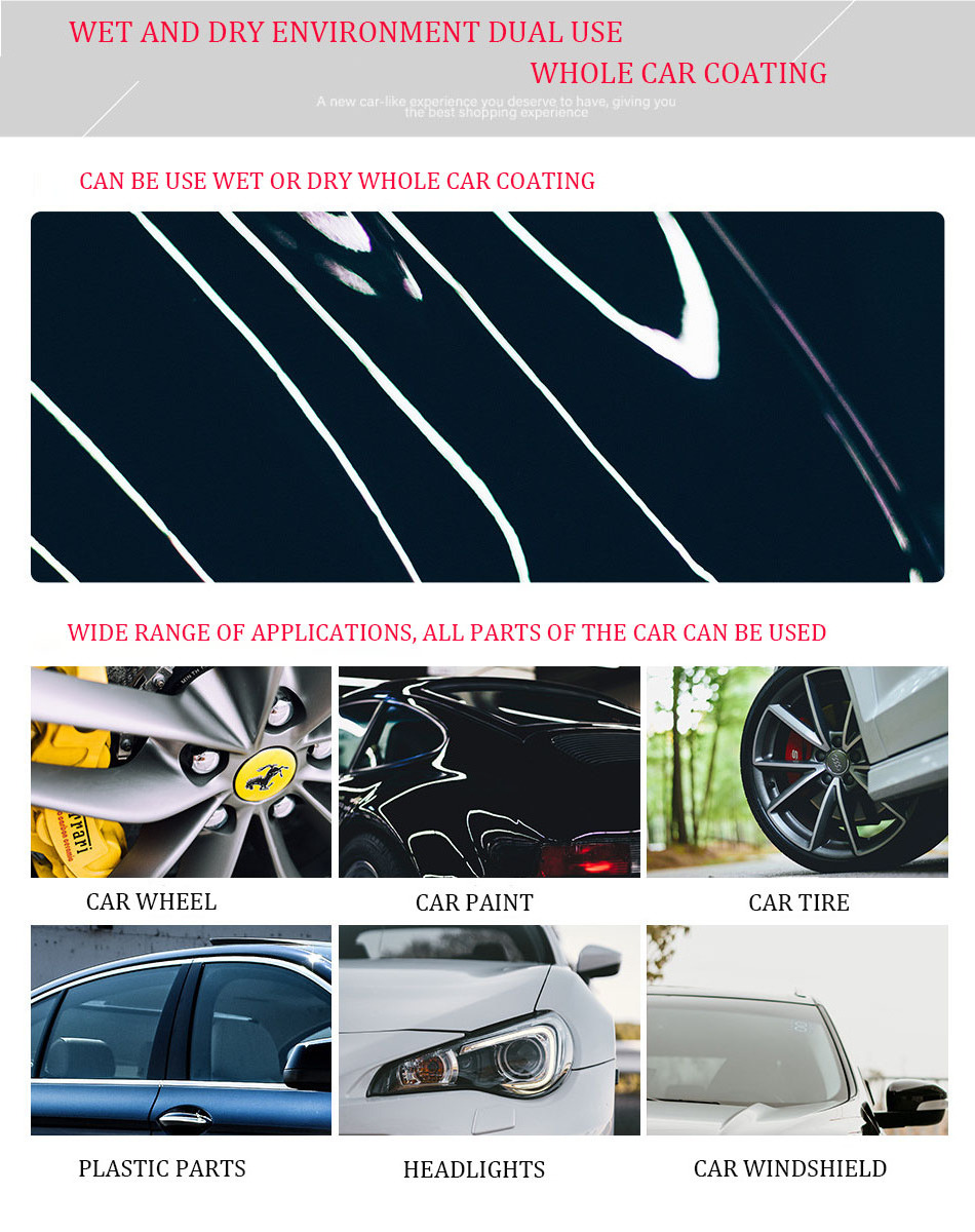 Wholesale Ceramic Coating Car Quick Coat Shine Protection Factory Product Spray Car Body