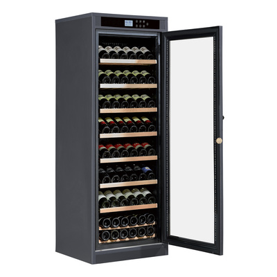 Wine Refrigerator Dual Zone Temperature Control Wine Cellar With Lock And Key Thermal Wine Dispenser cooler box